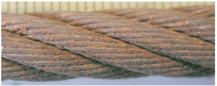 Rough external corrosion