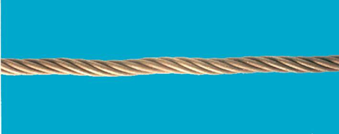 Waviness of wire rope